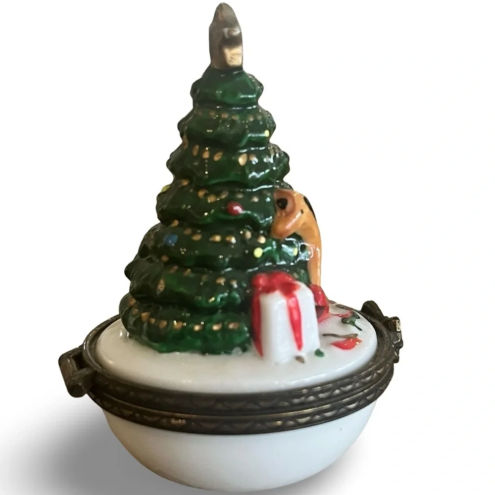 Midwest of Canon Falls Christmas Tree Hinged Trinket Box